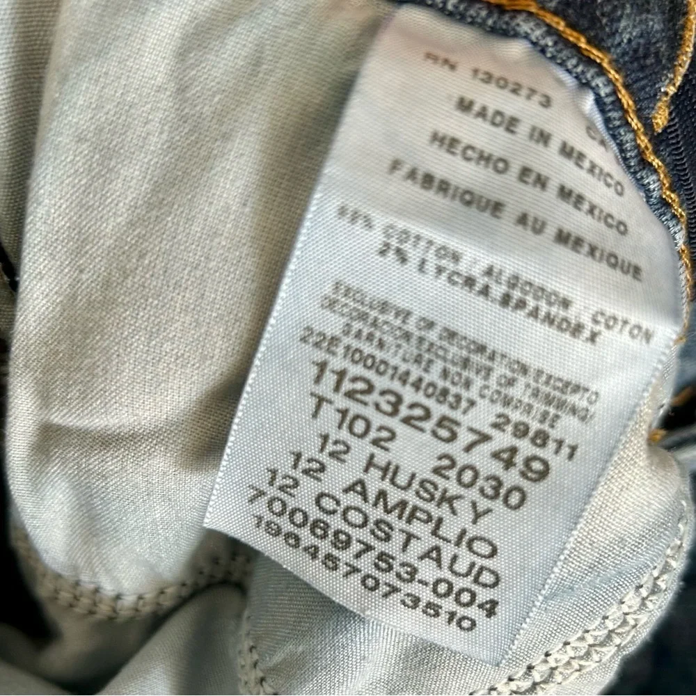 Wrangler Jeans classic straight boys size 12 husky pants